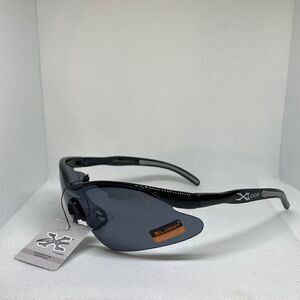 X-Loop Mens Semi-Rimless Mens Dark Lens Sunglasses